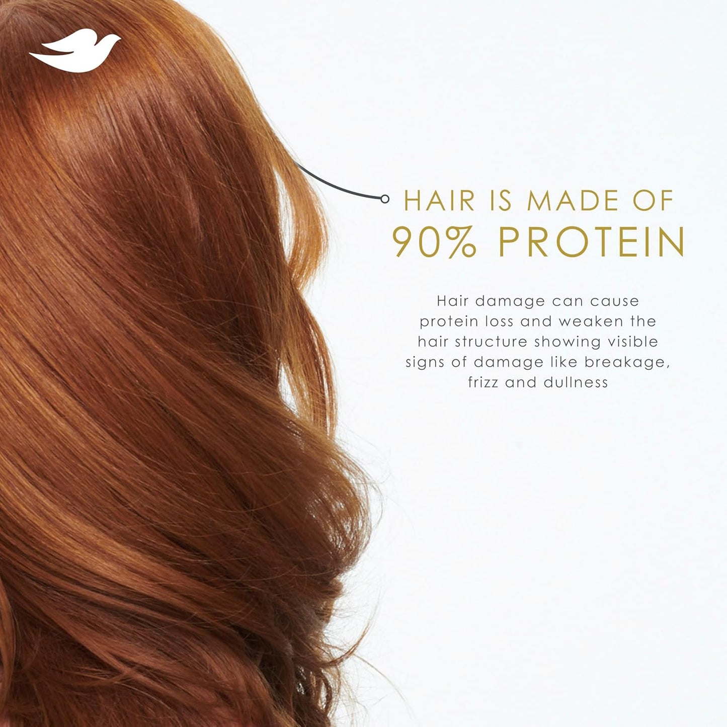 Dove Intensive Repair Amino Serum for Damaged Hair with Bio-Protein Care Technology 3.3 Oz