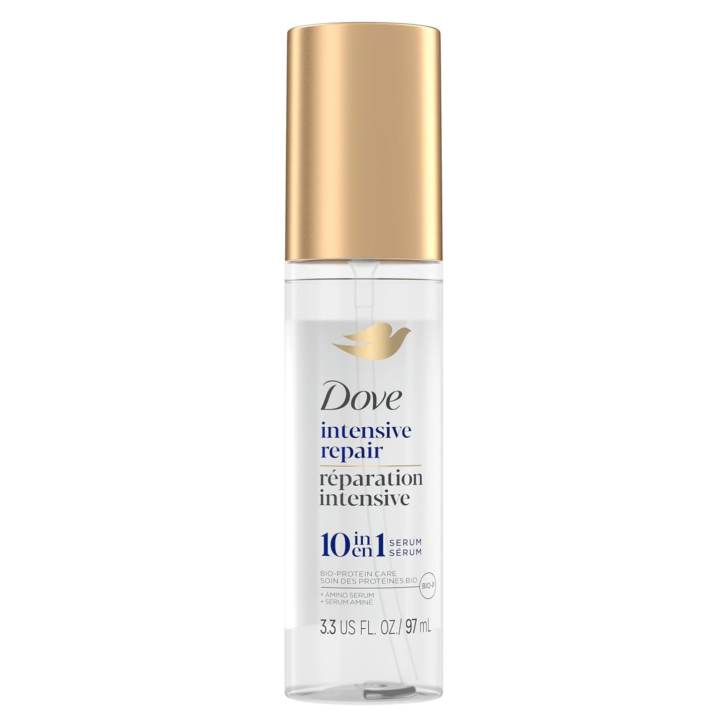 Dove Intensive Repair Amino Serum for Damaged Hair with Bio-Protein Care Technology 3.3 Oz
